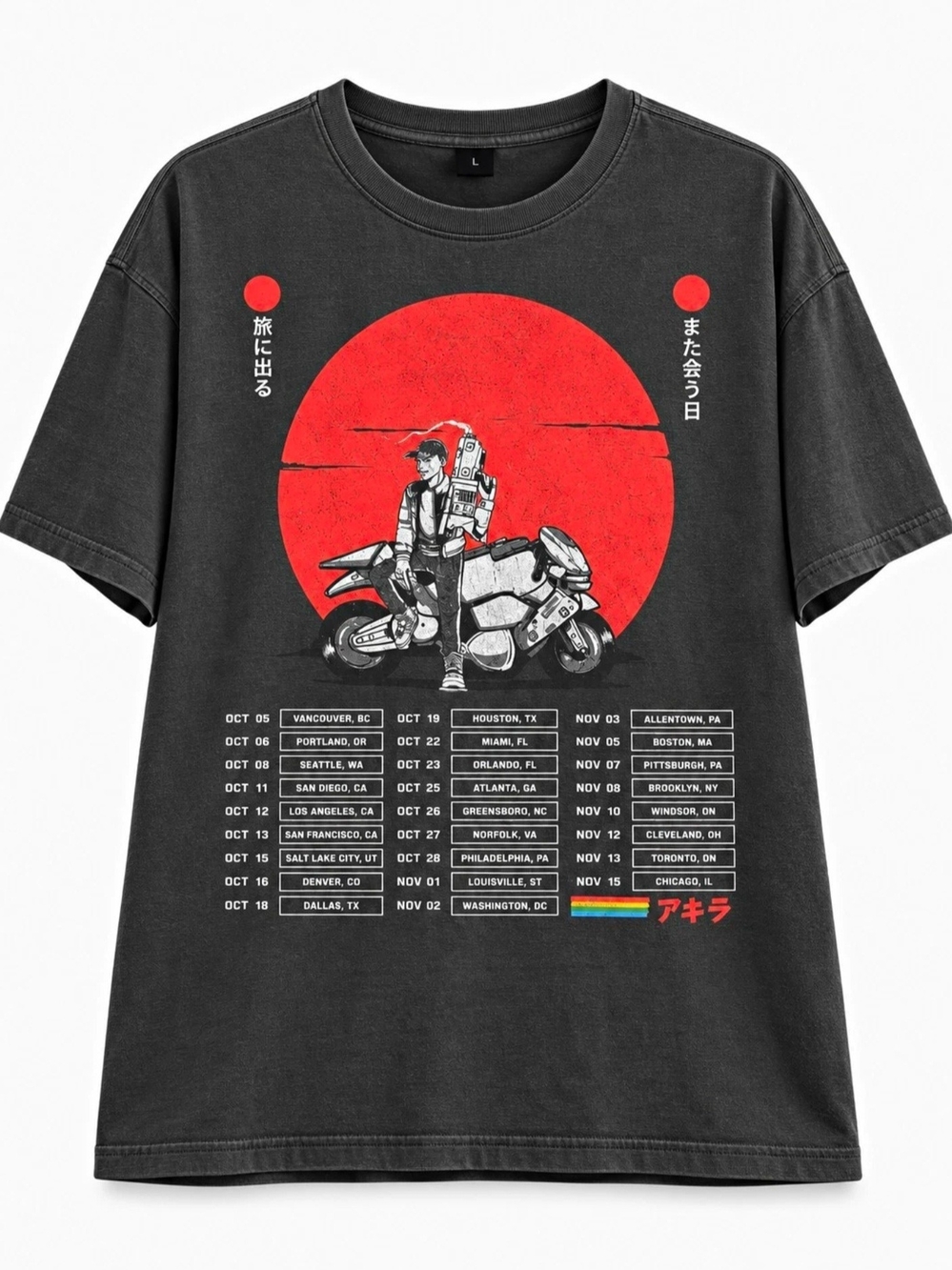 Logic the Rapper COADM Akira Anime Tour Men's Medium Shirt Fast Shipping Large